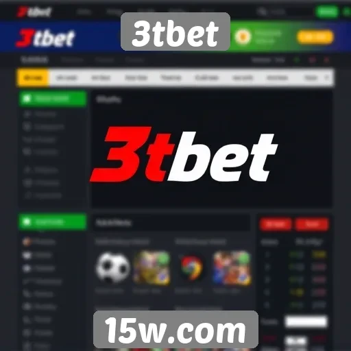 Interface do site 3tbet é amigável e intuitiva
